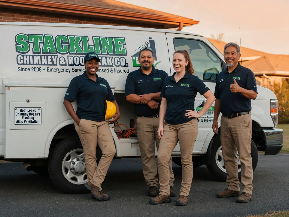 Chimney flashing repair company in Pleasantville, PA